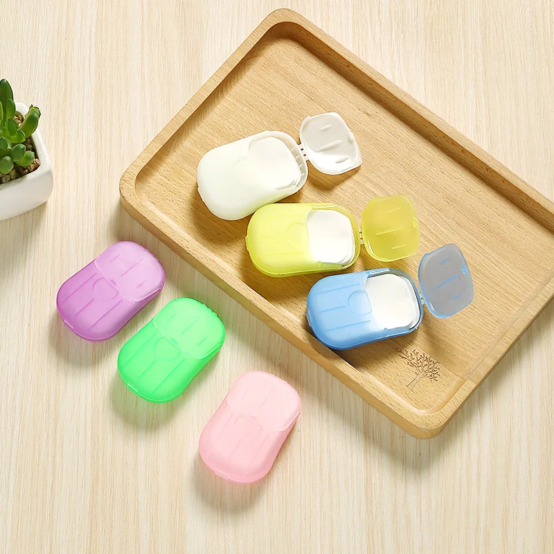 Factory provide anti bacterial disolvable hand wash sheet soap paper books slice soap