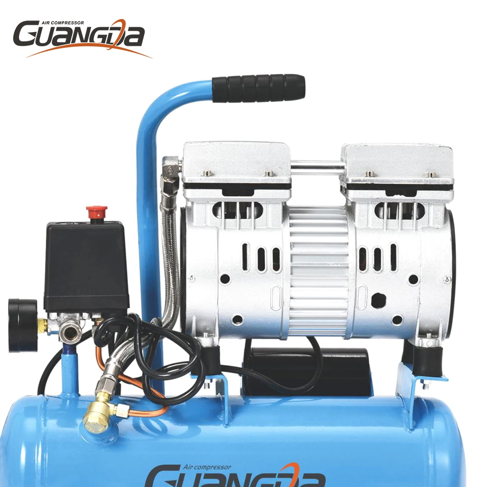 9 Litre Portable Mini Compressor Silent Oil Free air Compresor De Aire