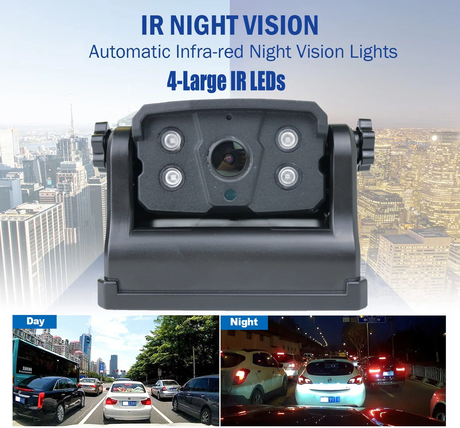 1080p Wireless Rearview Camera to for IOS Android Mobile Car Camera Wifi Reverse Infrared night vision Camera for car Truck