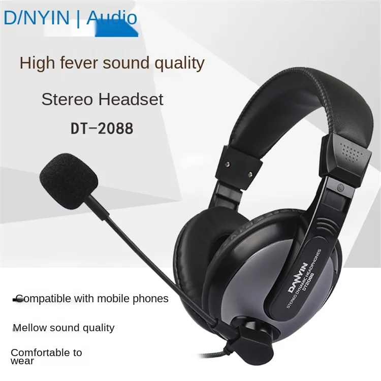 Danyin DT-2088 Headset Computer Headset Game Voice Band Microphone English Listening Headset