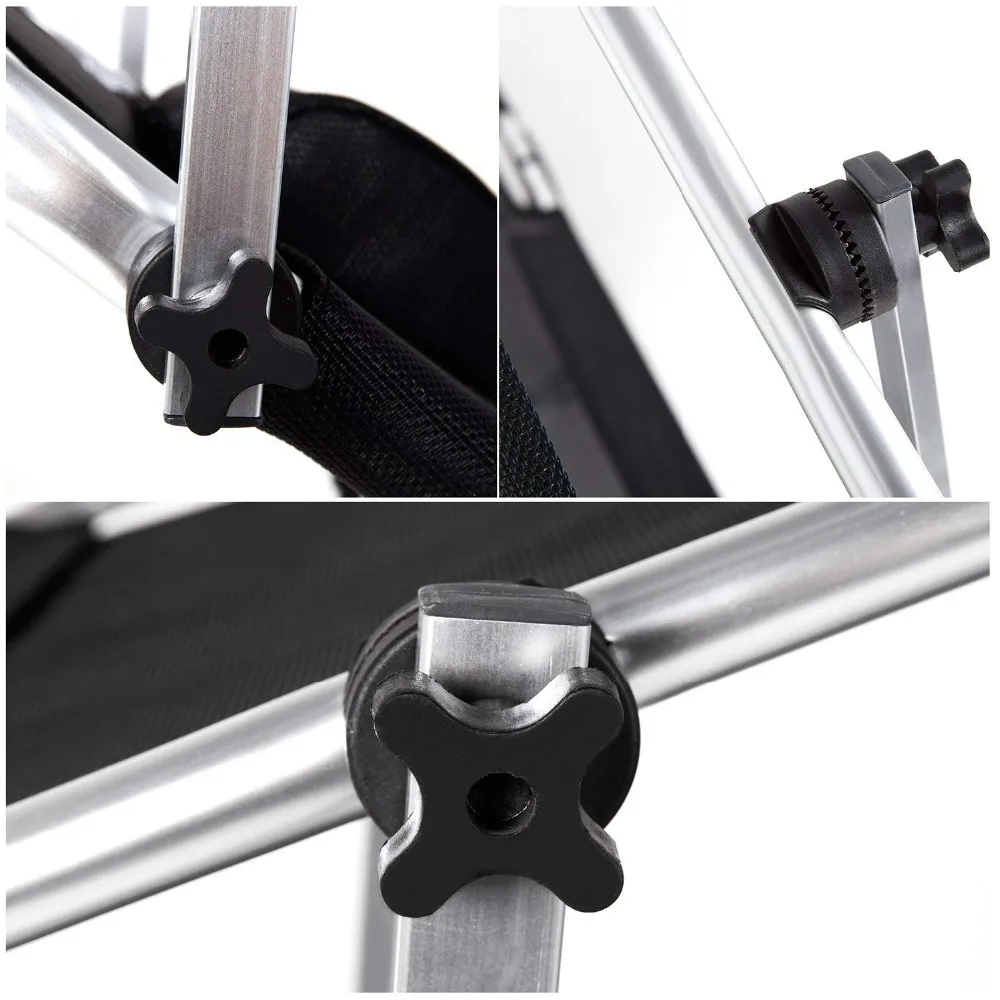 
lightweight folding aluminum beach lounge beach bed with canopy 