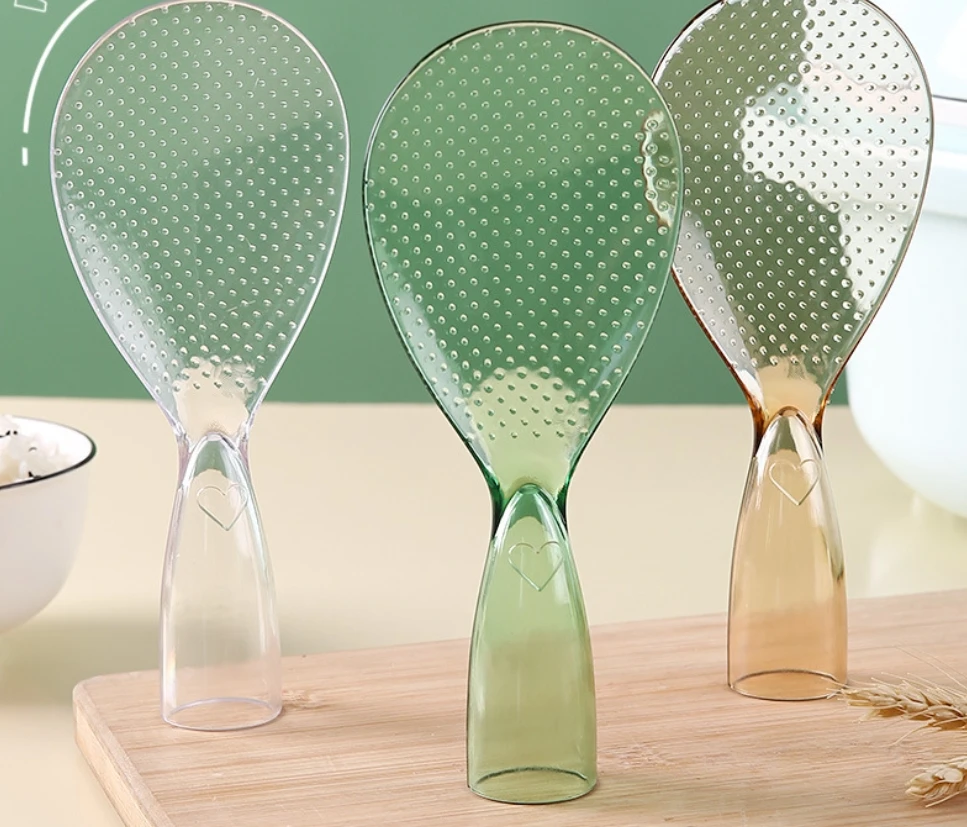 Non stick rice spoon, extra thick , new love , standing , food grade Kitchen Accessories Tools  Heatproof Plastic