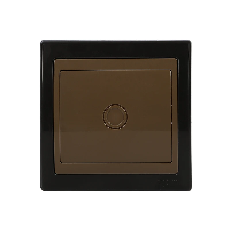 Ingelec original French wall switch regulation concealed black border switch panel legal label African cross-border power supply