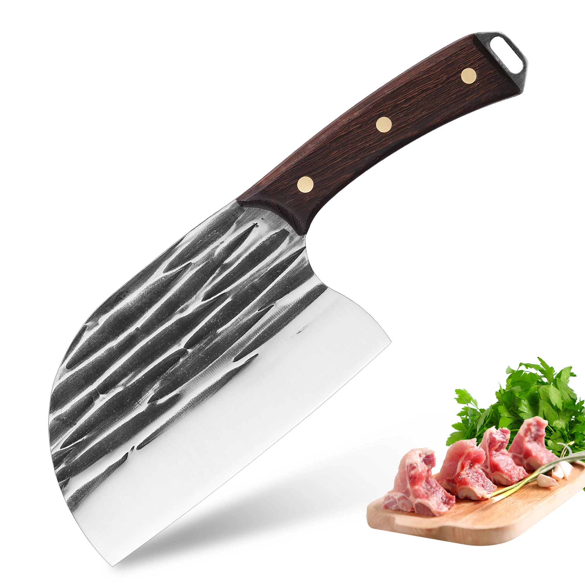 Professional Bone Chopping Knife Sharp Kitchen Knife Stainless Steel Butcher Knife
