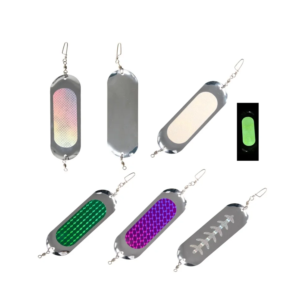 12cm Superiorfishing Kokanee Fishing Dodgers Trolling Flashers Fishing Diving 4.5 inch Flash Board Salmon Flashers Spoon Lure