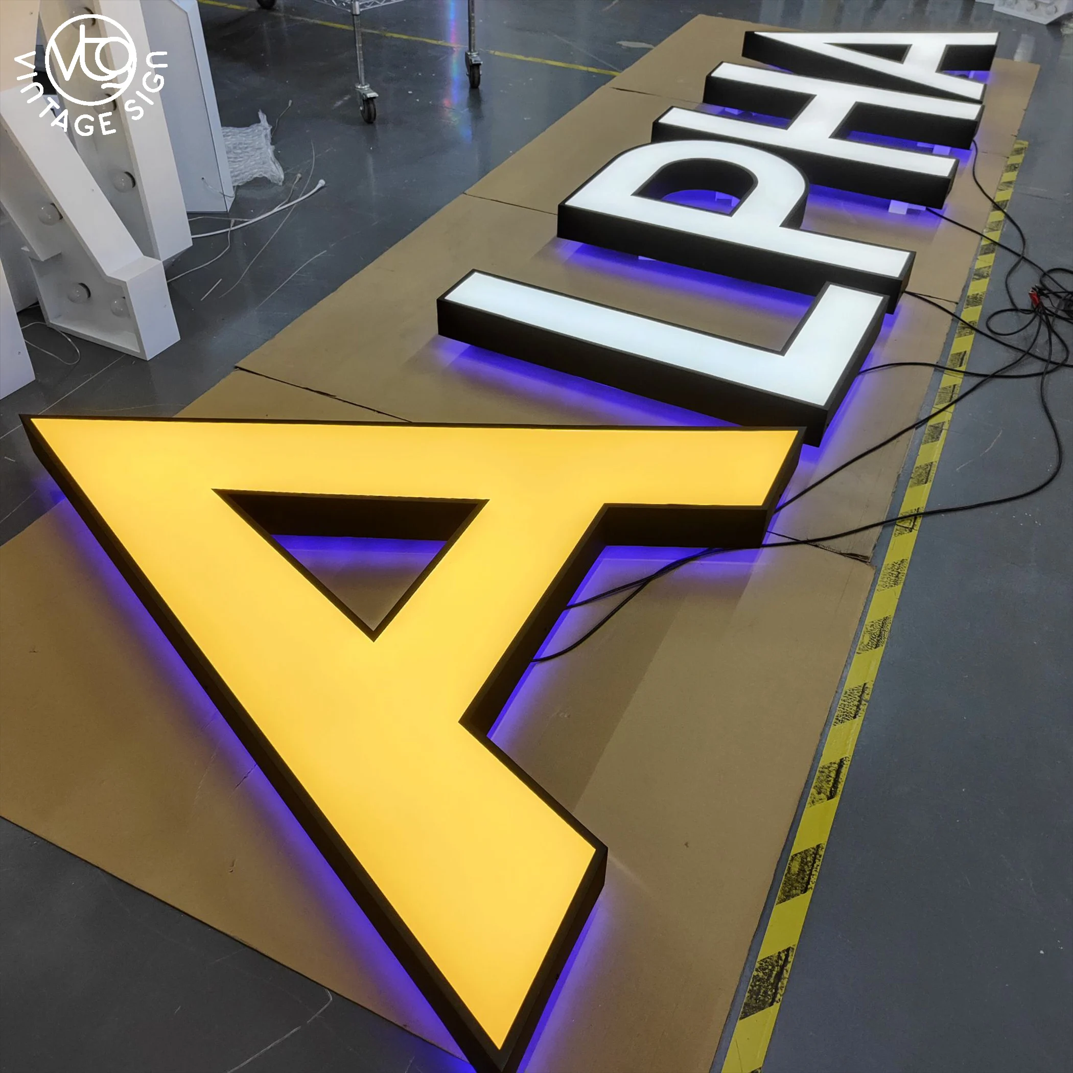 Storefront Logo Business Company Led 3d Commercial Frontlit Letter Sign With Best Quality