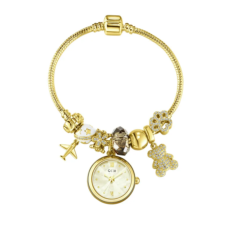 Wholesale High Quality 3Bar Water Resistant Luxury Quartz Watches Women Ladies Fashion Bracelet Jewelry Wrist Watch Clock