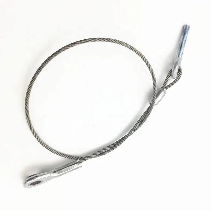Настраиваемый по Заводской Цене трос из нержавеющей стали в сборе с цинковой головкой и резьбовыми концами для обеспечения безопасности