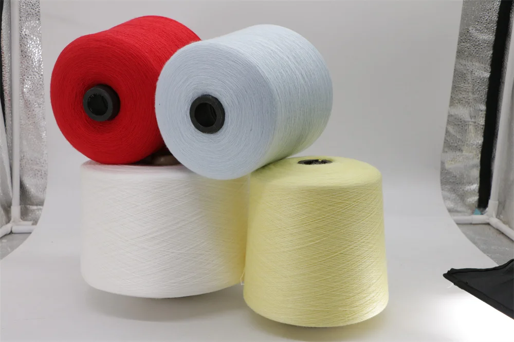 Viscose Nylon PBT Yarn Blended Melange Yarn Knitting Weaving Very Pleasant Skin