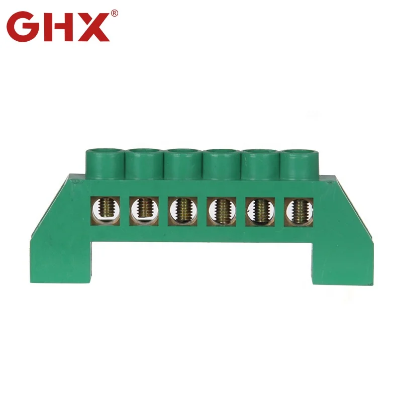 YL-001 whole plastic cover natural Screw Terminal  6Ways