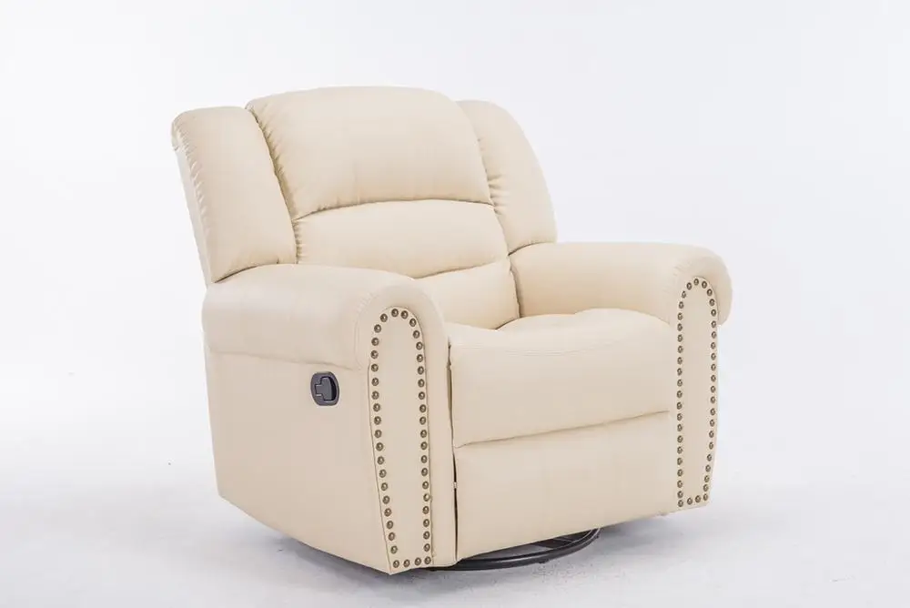 
OUKE Luxury Comfortable Recliner Leather Sofa 