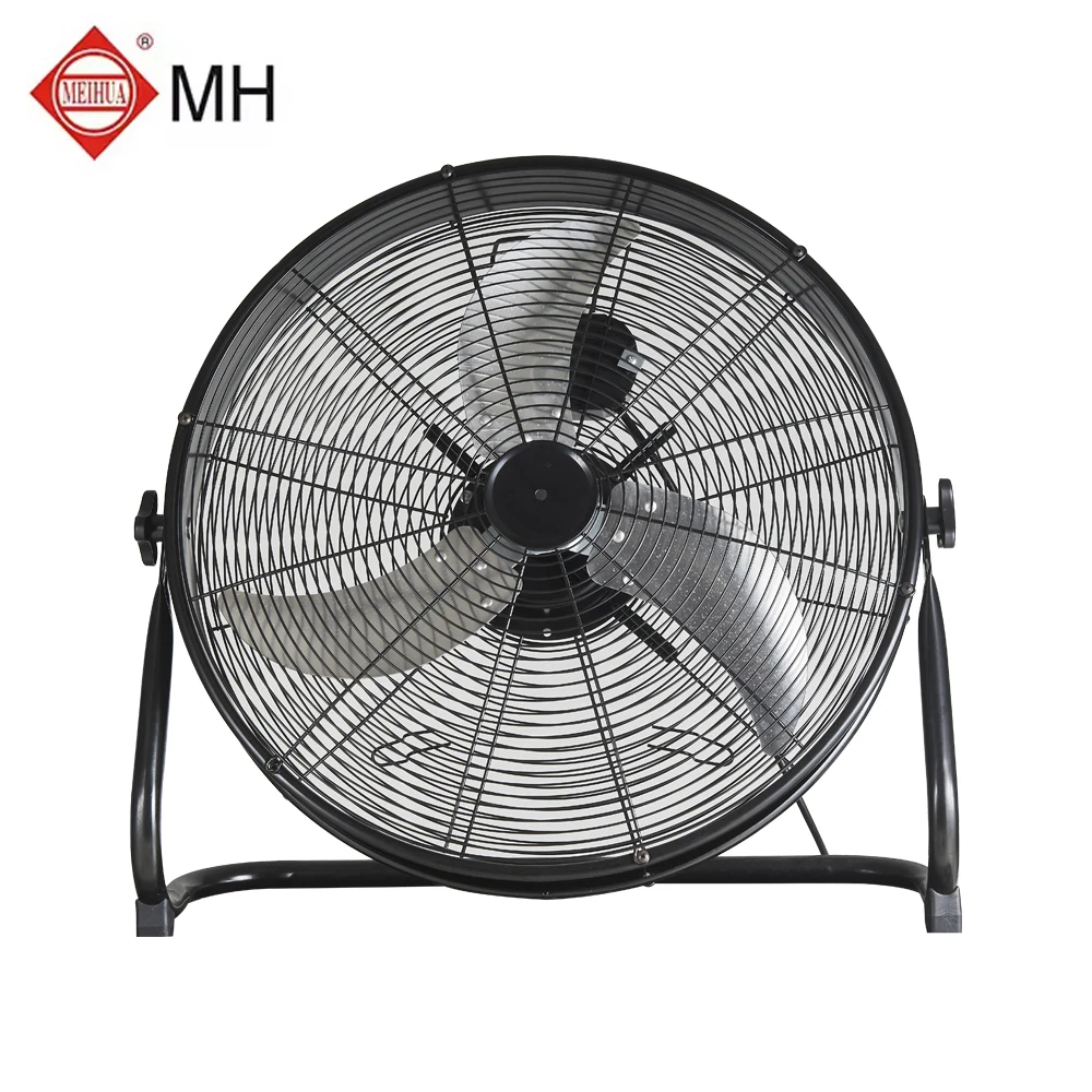 Floor Fan 20 Inch Home Use Industrial Powerful Air Circulation Metal Best High Velocity Floor Fan