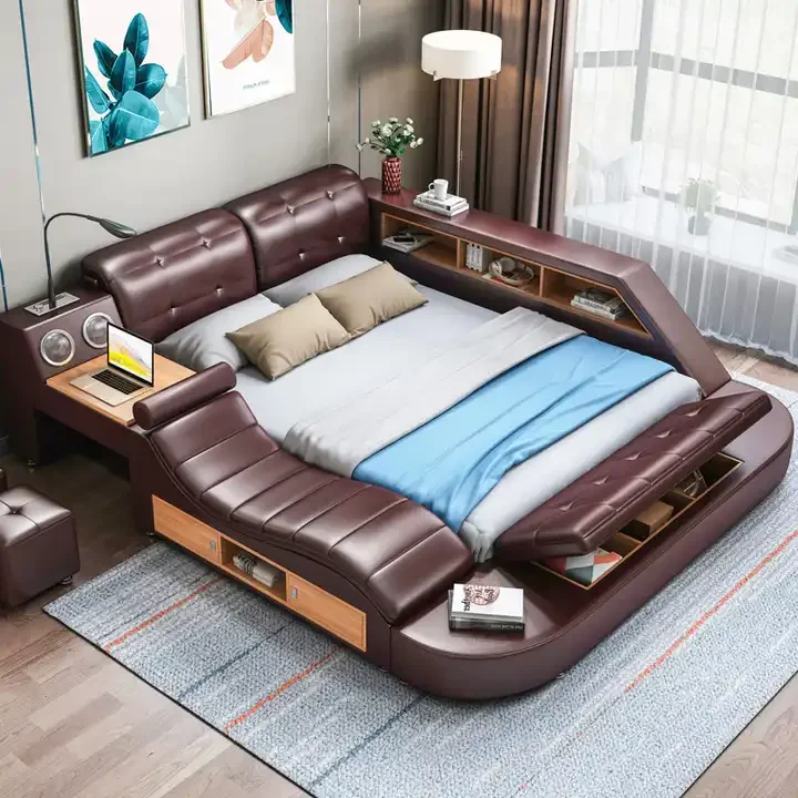Leather bed furniture queen bedroom furniture modern with king size bed bedroom dongguan import italian full bedroom furniture