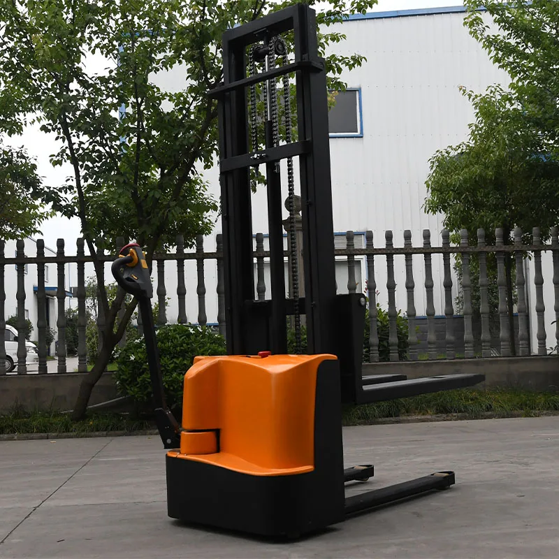 Вилочный погрузчик постоянного тока на 1,5 тонн, электрический штабелер для поддонов