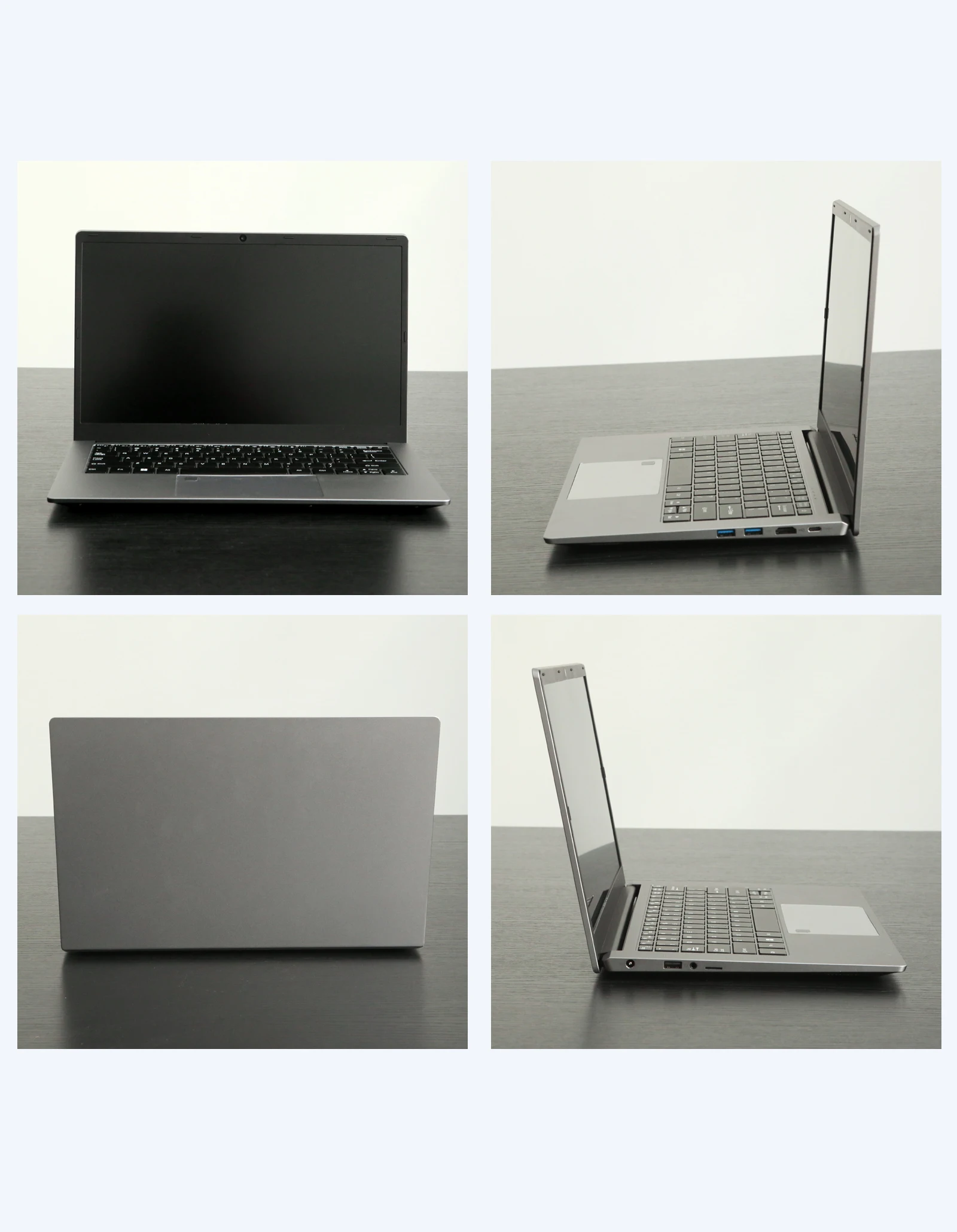 Factory OEM Laptop 14 Inch Intel Core i5 With Backlit Keyboard With Fingerprint Unlock Gray Metal Laptop For Business