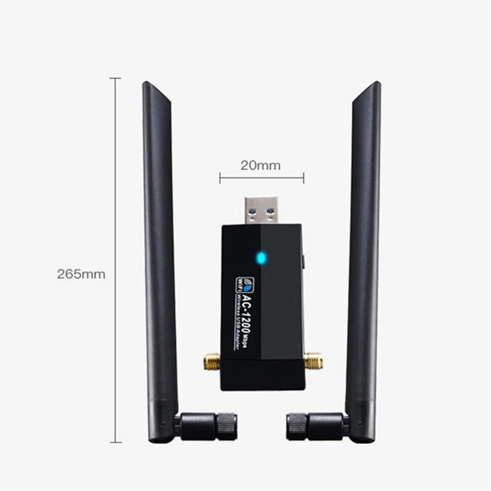 1200M Driver Free USB 5Ghz For Usb With External Antenna Reasonable Price Wireless Dognle Wifi Adapter