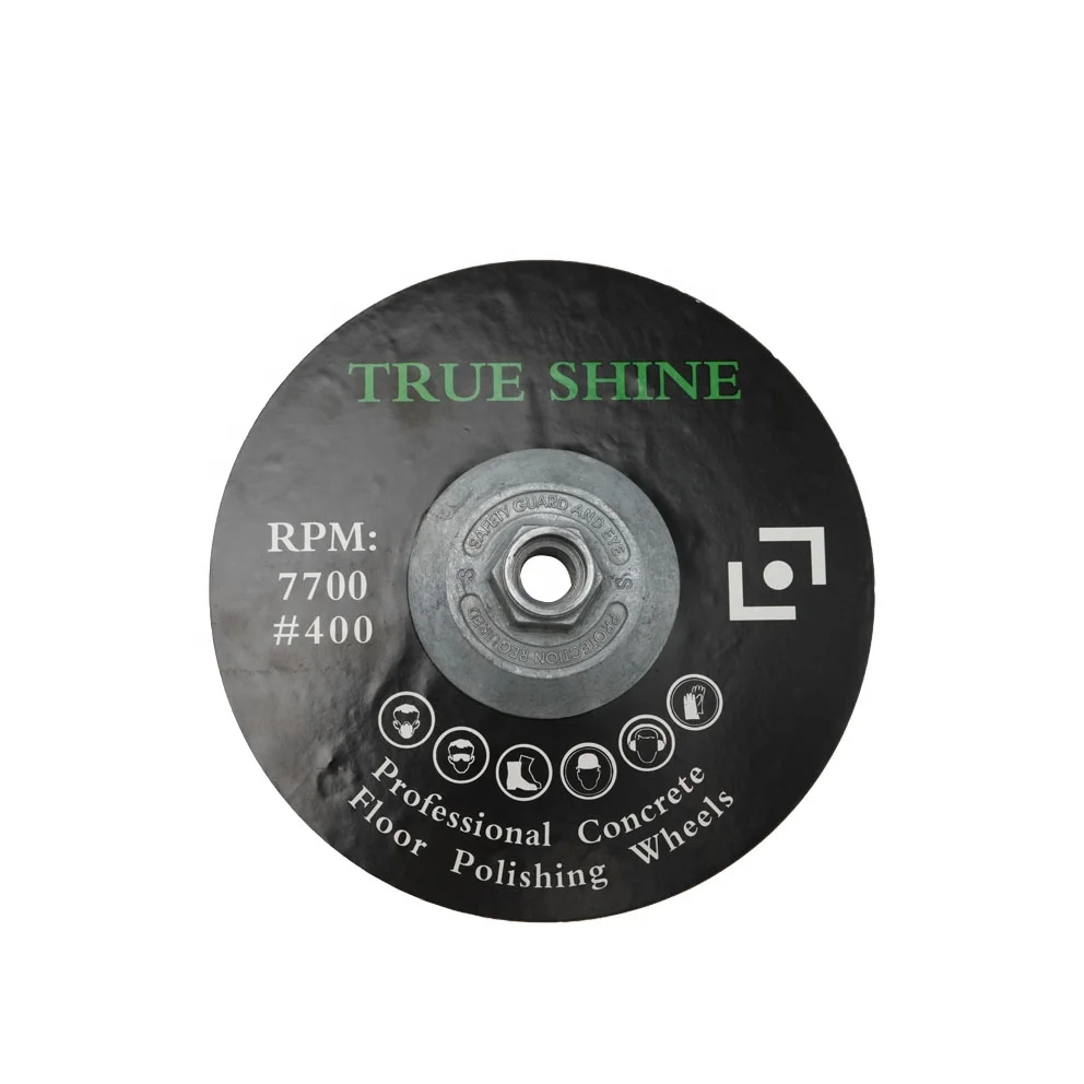TRUE SHINE 127mm easy polishing ceramic edge concrete grinding wheel diamond manufacture