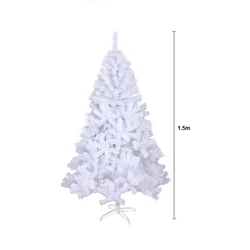 China manufacturers hot sale high quality artificial plastic pvc white large christmas tree