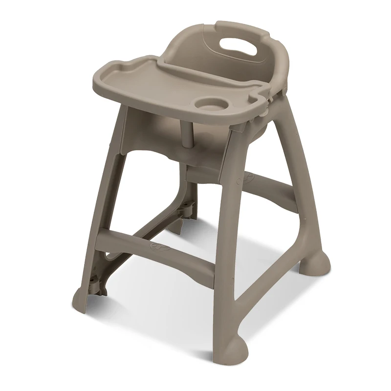 Регулируемый и удобный Съемный Детский обеденный стул, Штабелируемый детский стул с высокими штанинами и подносом для ресторана