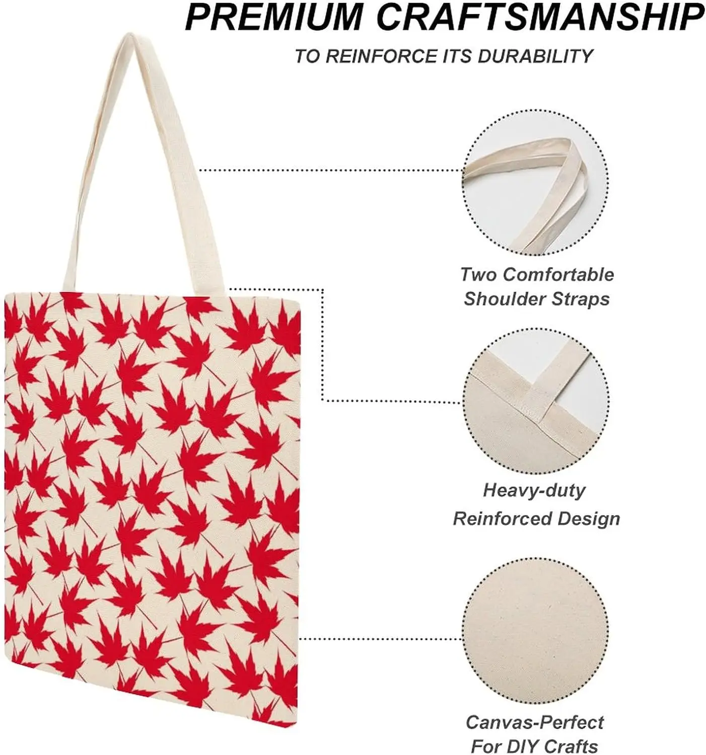 Gift Eco  Reusable Canvas Wholesale Canada Cotton Tote Bag Shopping Bags With Logos