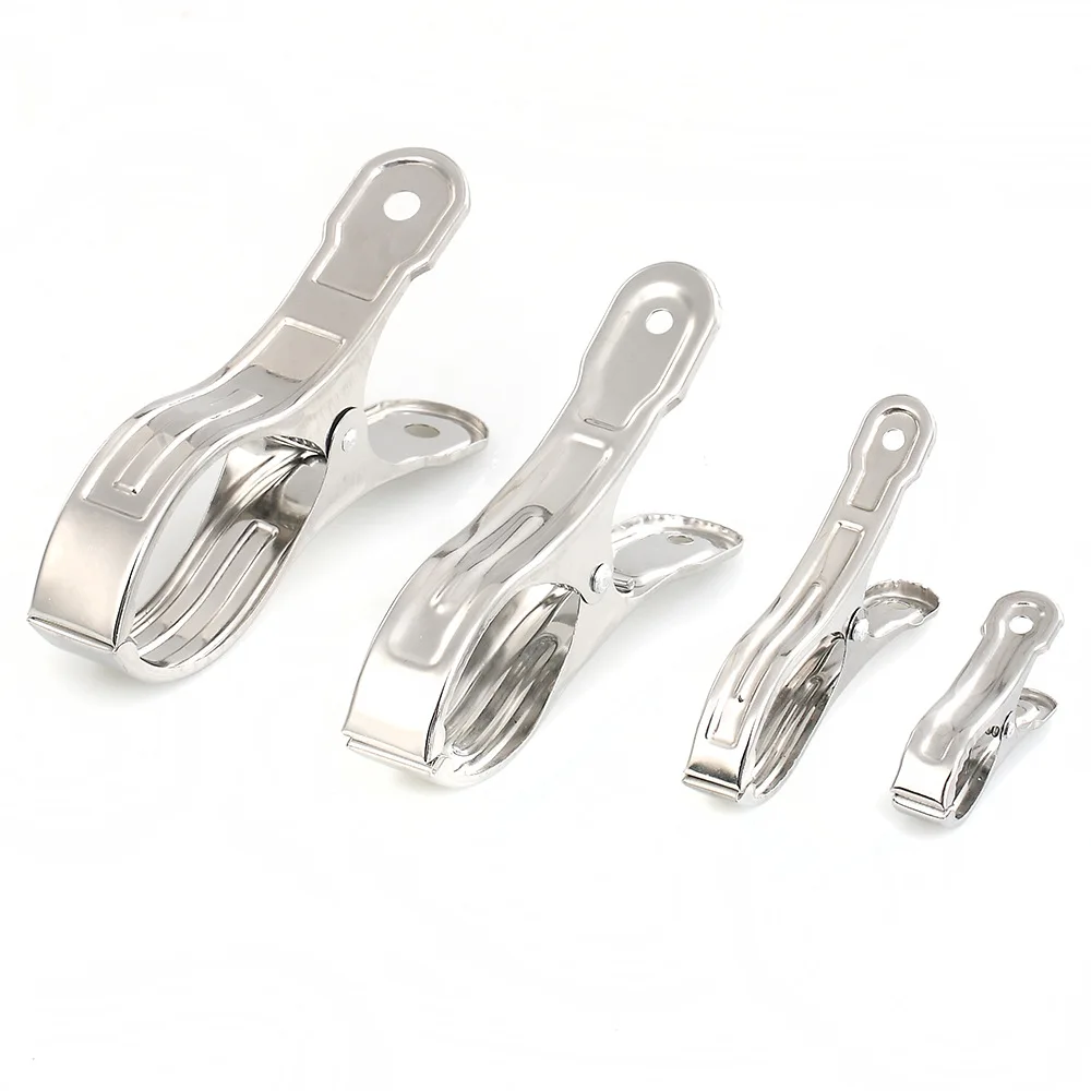 Multi-Style Stainless Steel Quilt Clip, Clothes Pegs, Windproof Clip