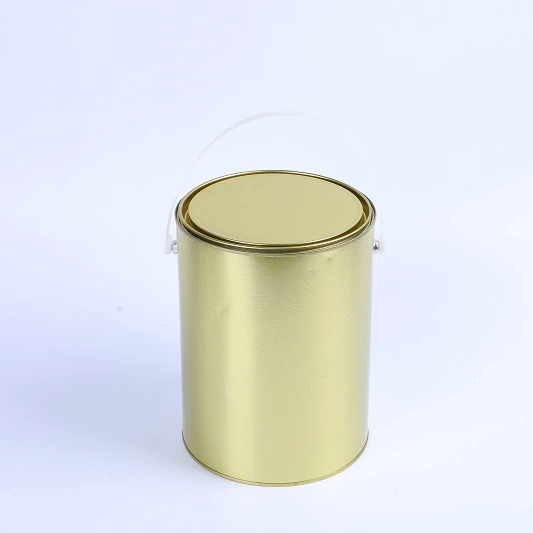 
SAR auto body metal round tin paint can with lids, paint can factory&1 gallon clear paint can 
