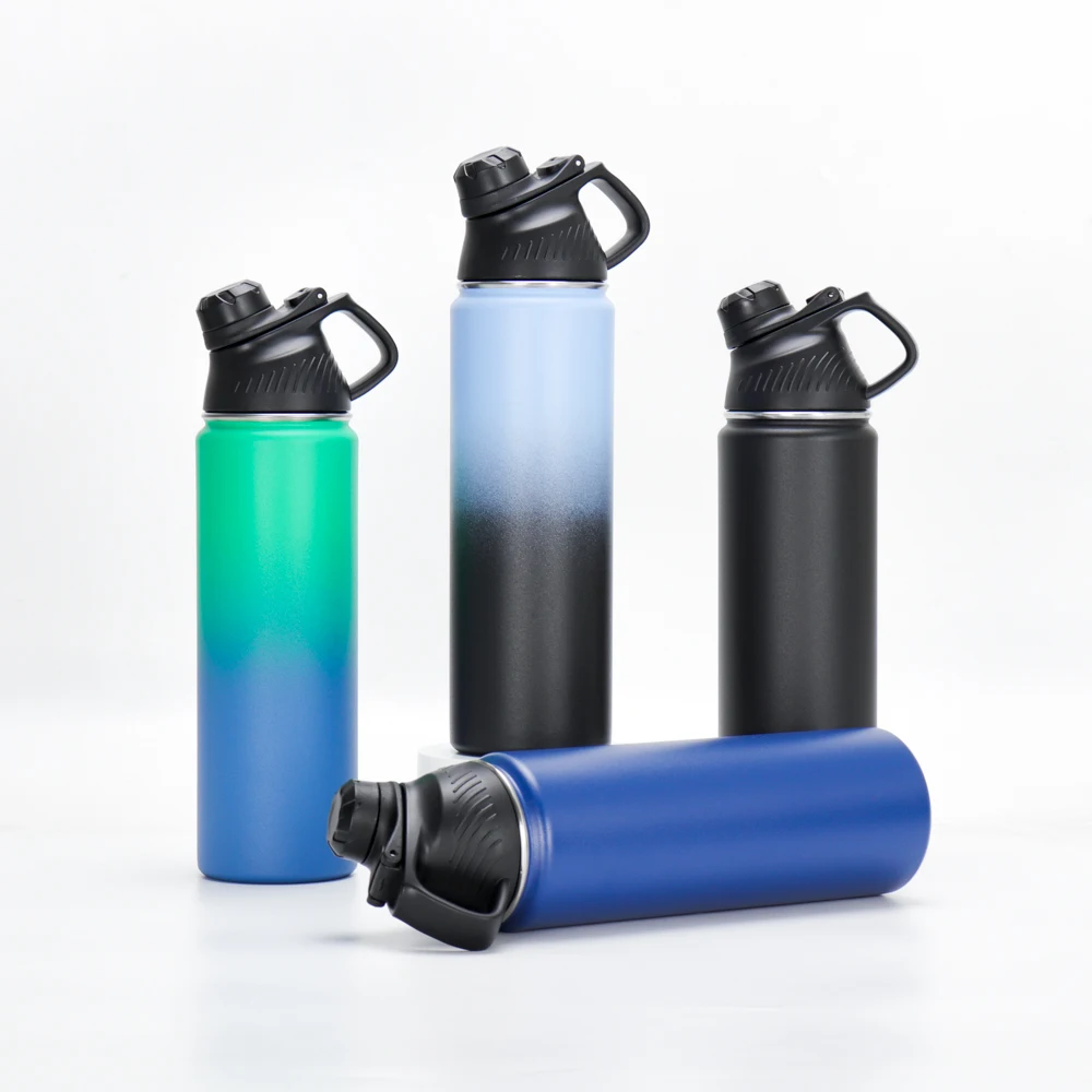 Branded Fashion Running Water Bottle Stainless Steel Kids Insulated Water Bottle With Lid