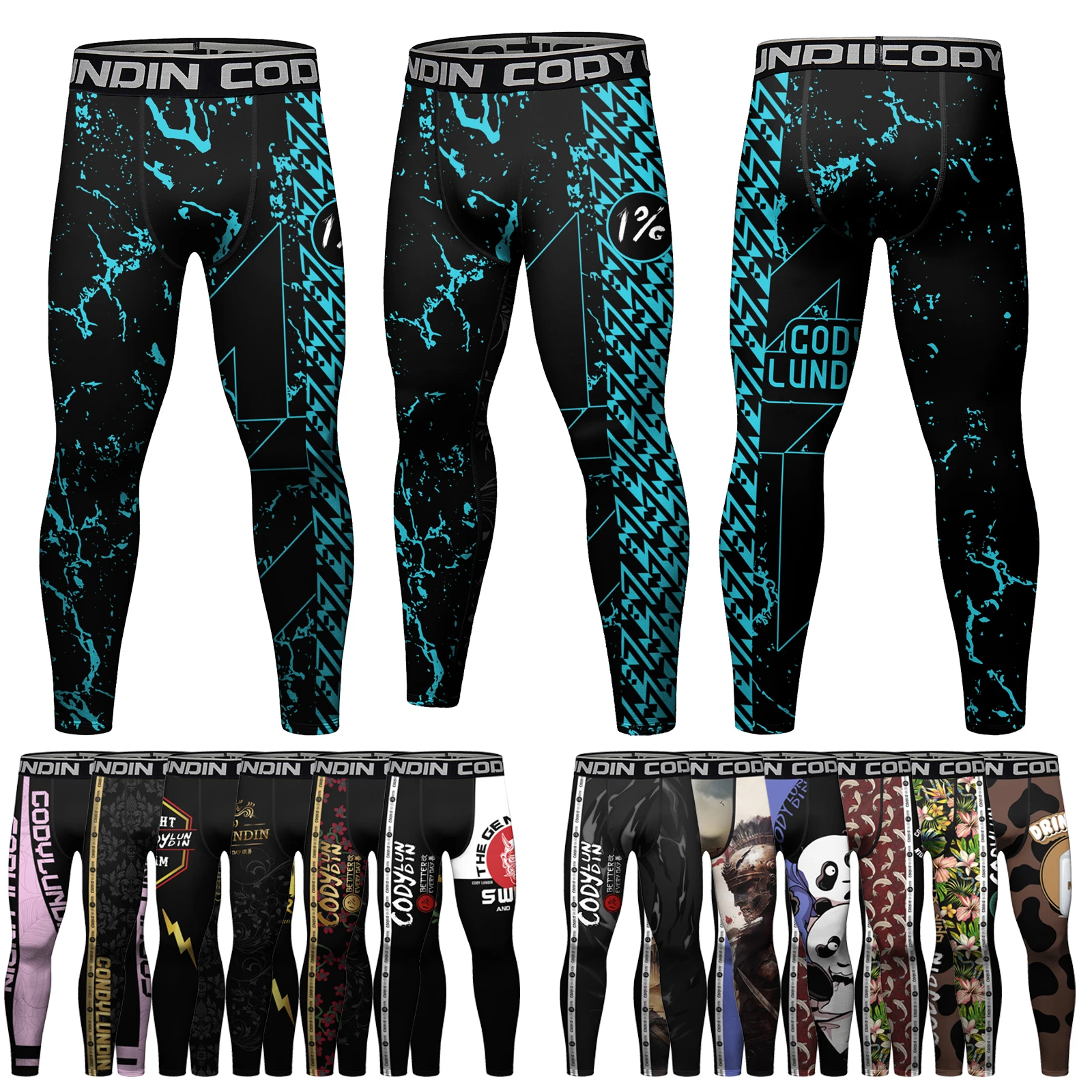 New Custom Grappling Spats Add Your Logo Text Full printed Compression Leggings Tights- Running, BJJ, MMA Sportswear Clothing