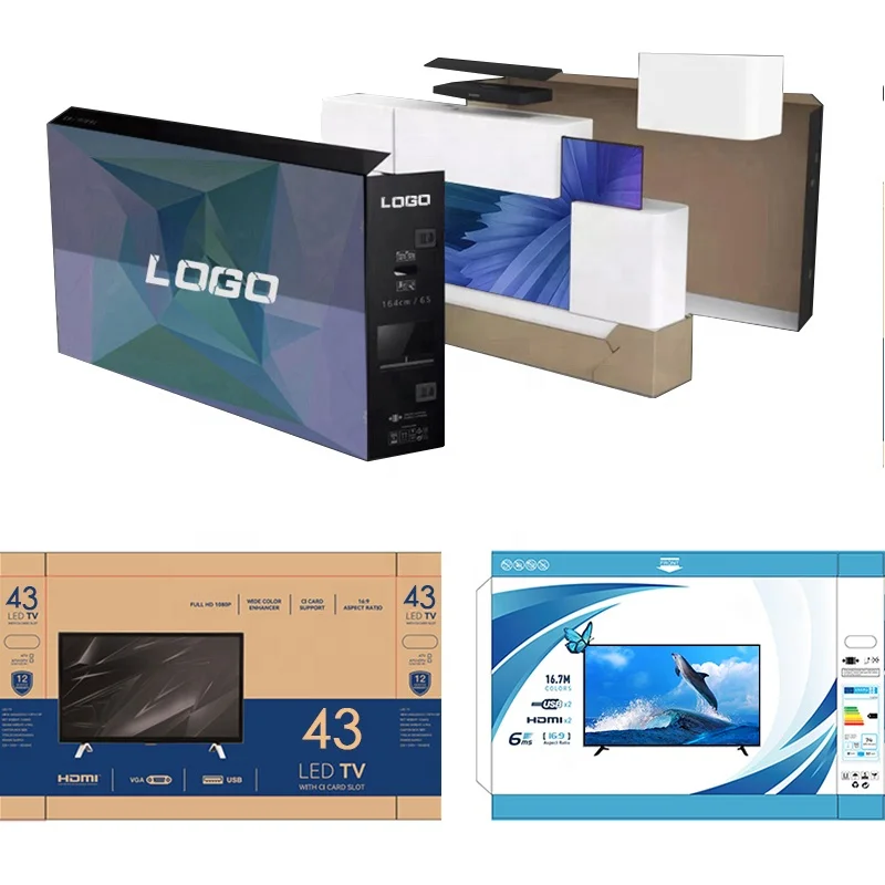 Wholesale LED Tv 43 Inch Ultra HD Bright LCD Tv 43 Inch Television 4K Smart Tv