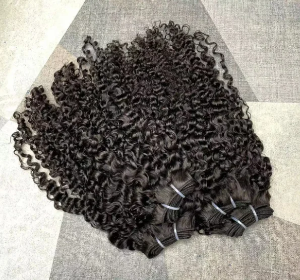 Raw Burmese Curly Hair Vendors Wholesale 100% Unprocessed 12A Grade Raw burmese cuticle aligned Virgin Bundles Human Hair