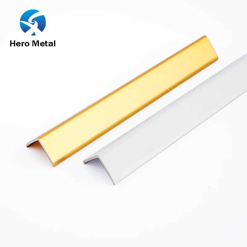 top grade style different color decorative hero metal ceramic accessories strip tile edge straight shape aluminum trim
