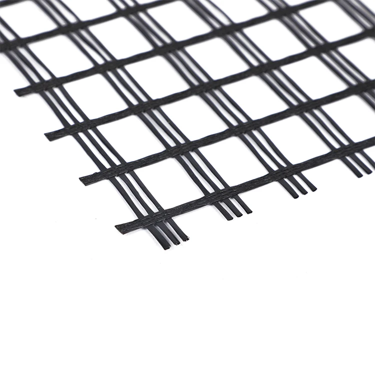 product customization black fiberglass steel plastic geogrid for soft soil reinforcement
