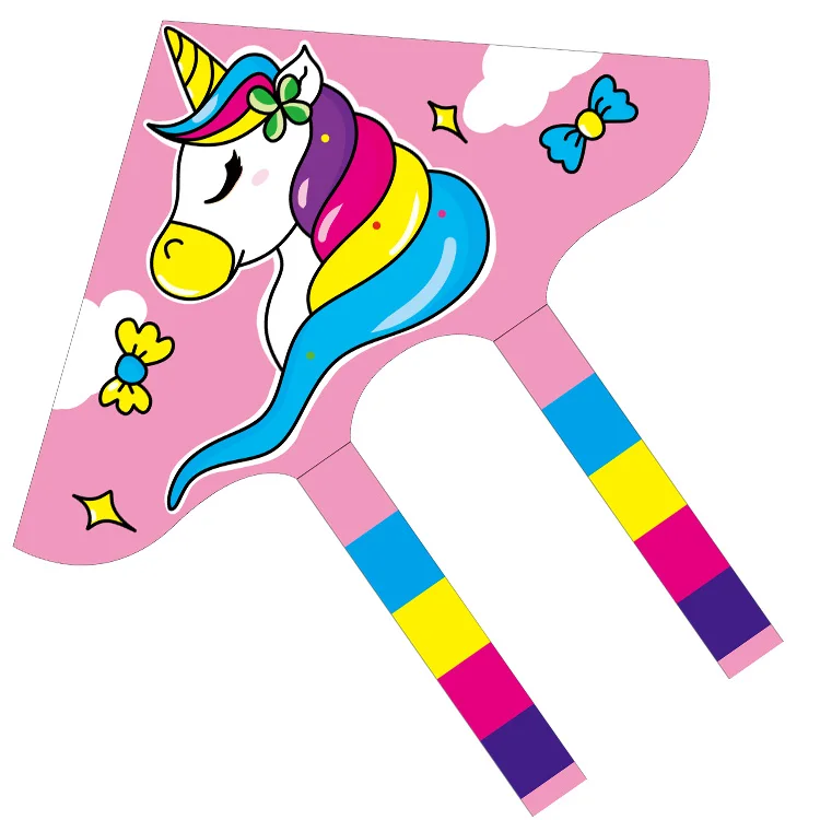 
China Factory Promotional Sturdy Flat Unicorn kites 