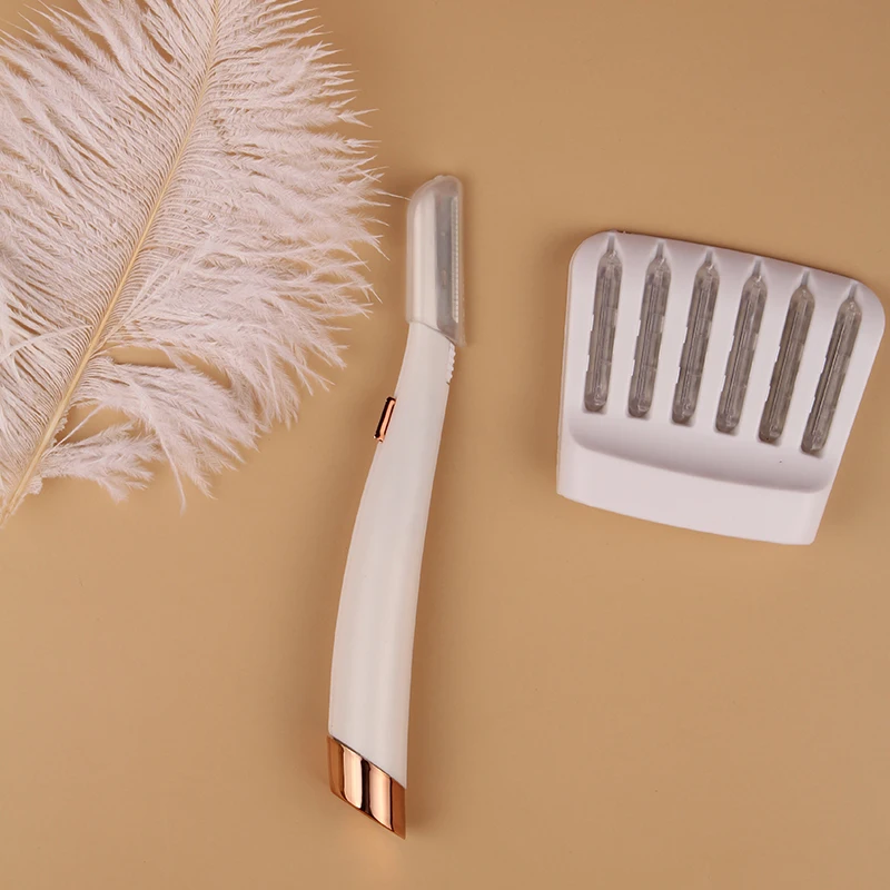 Профессиональное женское электрическое средство для удаления волос бровей, бритва, триммер, инструмент для отшелушивания