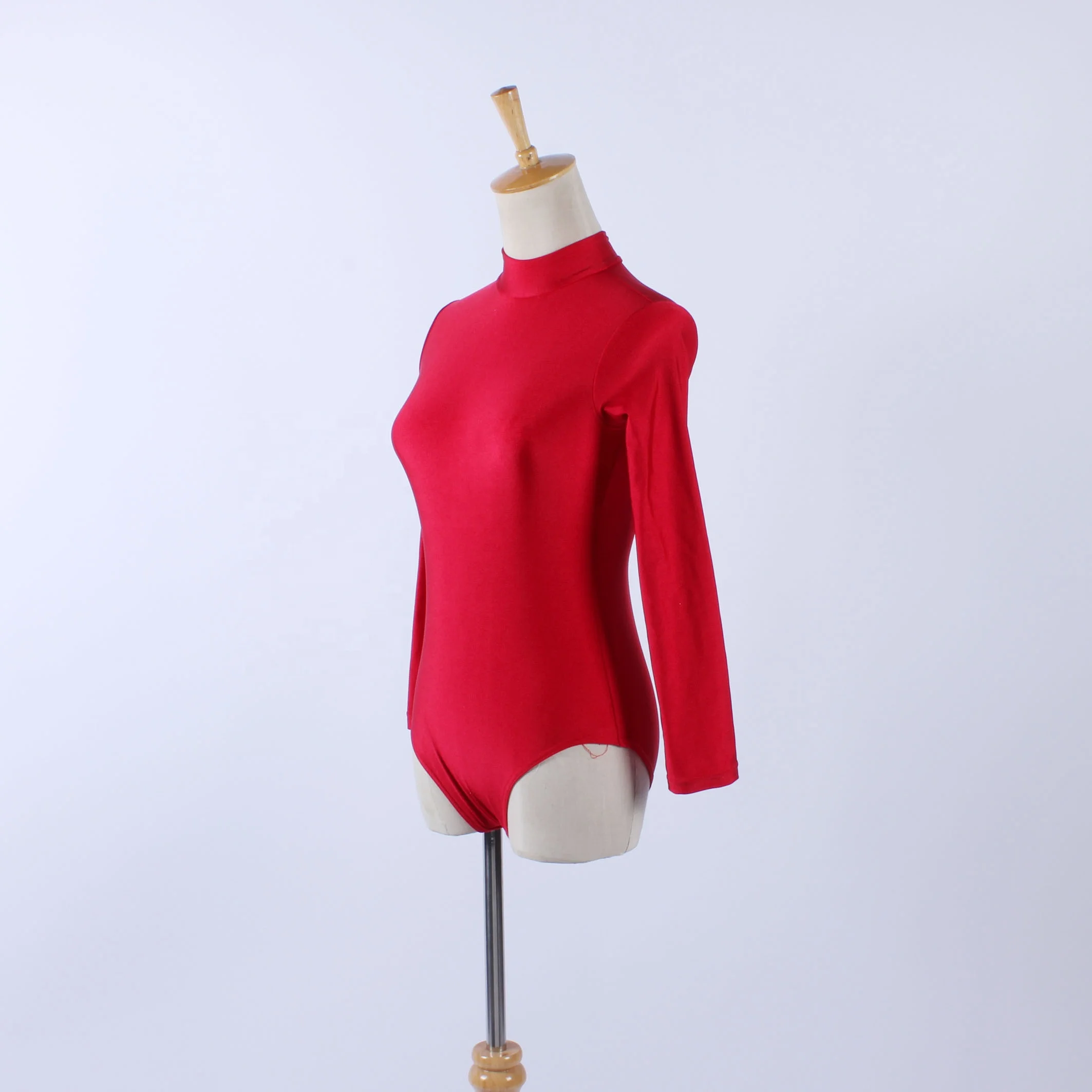 Women stretch spandex long sleeve leotard Exercise practise unitard dance wear Yoga Artistic Gymnastics practicing dance costume