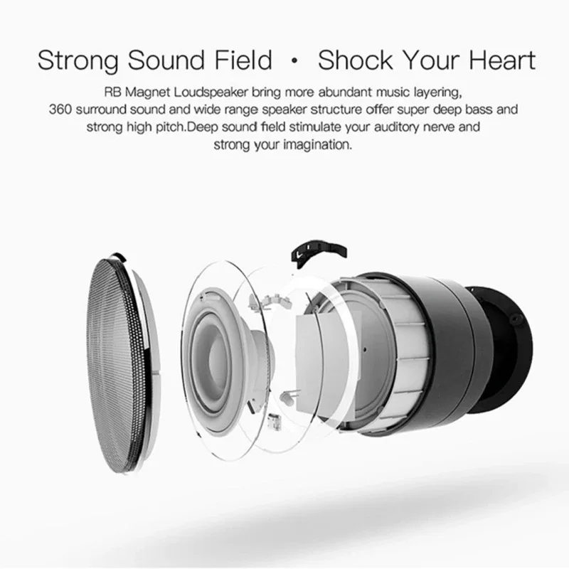 Amazon Metal Bass Outdoor Mini Portable Speakers Wholesale Waterproof Stereo Bt Outdoor Wireless Speaker iPhone XS XS Max XR