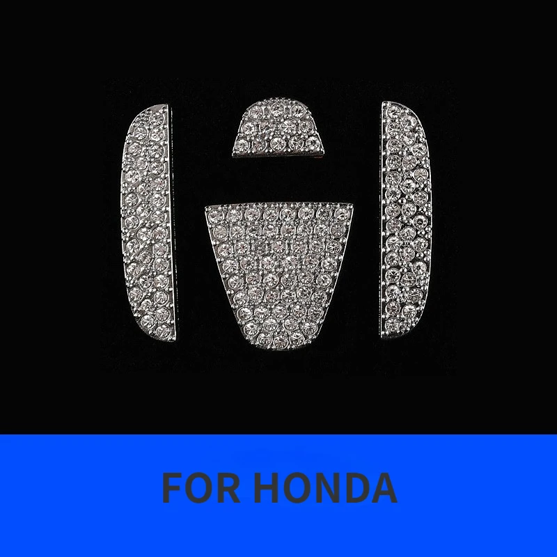 Bling Bling Car Steering Wheel Decorative Diamond Sticker for Toyota honda porsche audi