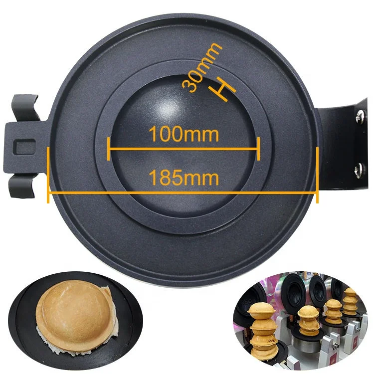 Hamburger waffle maker Ice Cream Hamburger sandwich Panini Cake waffle Fabricating machine