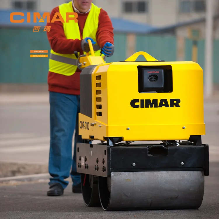 Double Drum Road Roller Walk Behind Roller Road Roller