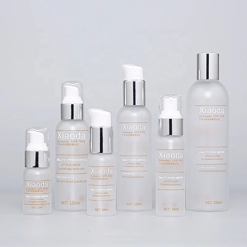 Free sample pet raw material round plastic sprayer lotion pet cosmetic containers bottle