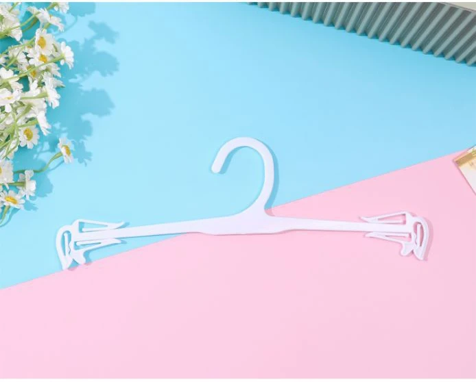 GS19  bikini swimsuit display hook clothes clear lingerie plastic bra hanger for underwear