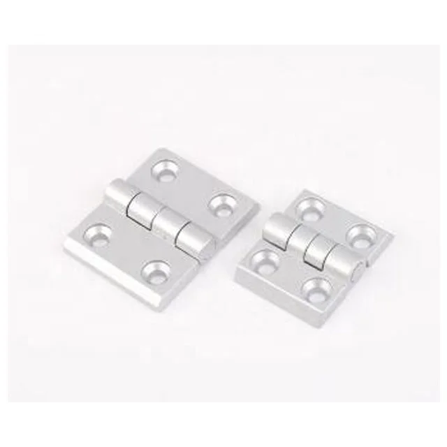 Silver 4040 Die Cast Zinc Butt Hinge For Cabinet Door
