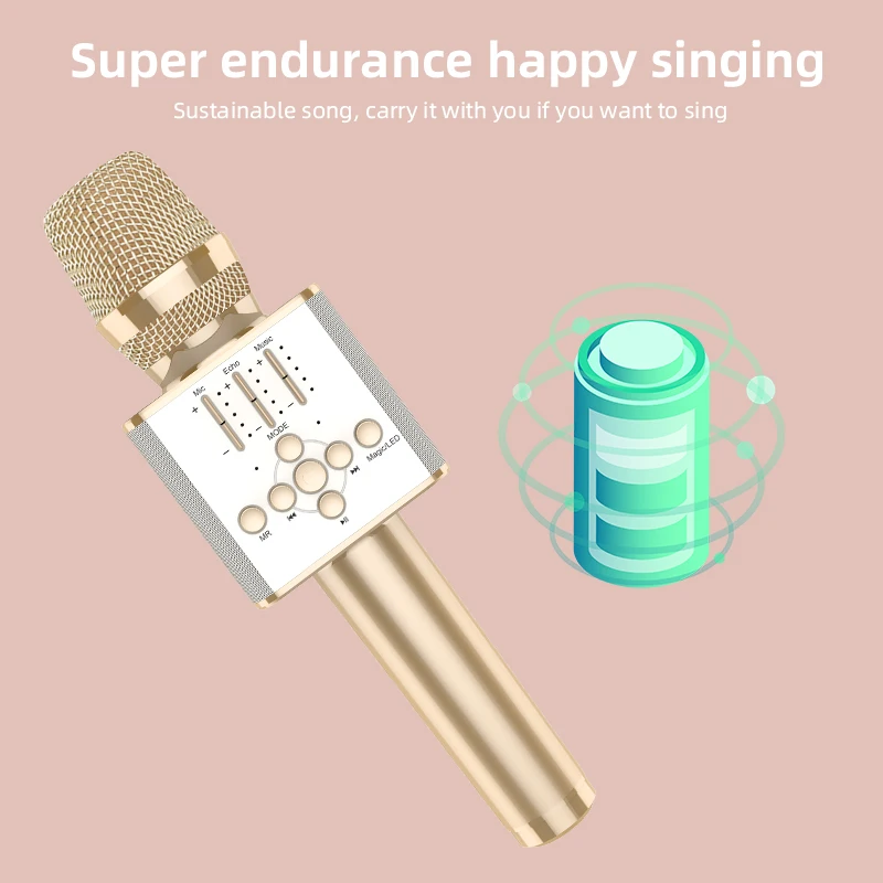 Mike National Karaoke Mic Home TV KTV Dedicated Wireless Bluetooths Birthday Karaoke Universal Microphone Child Microphone