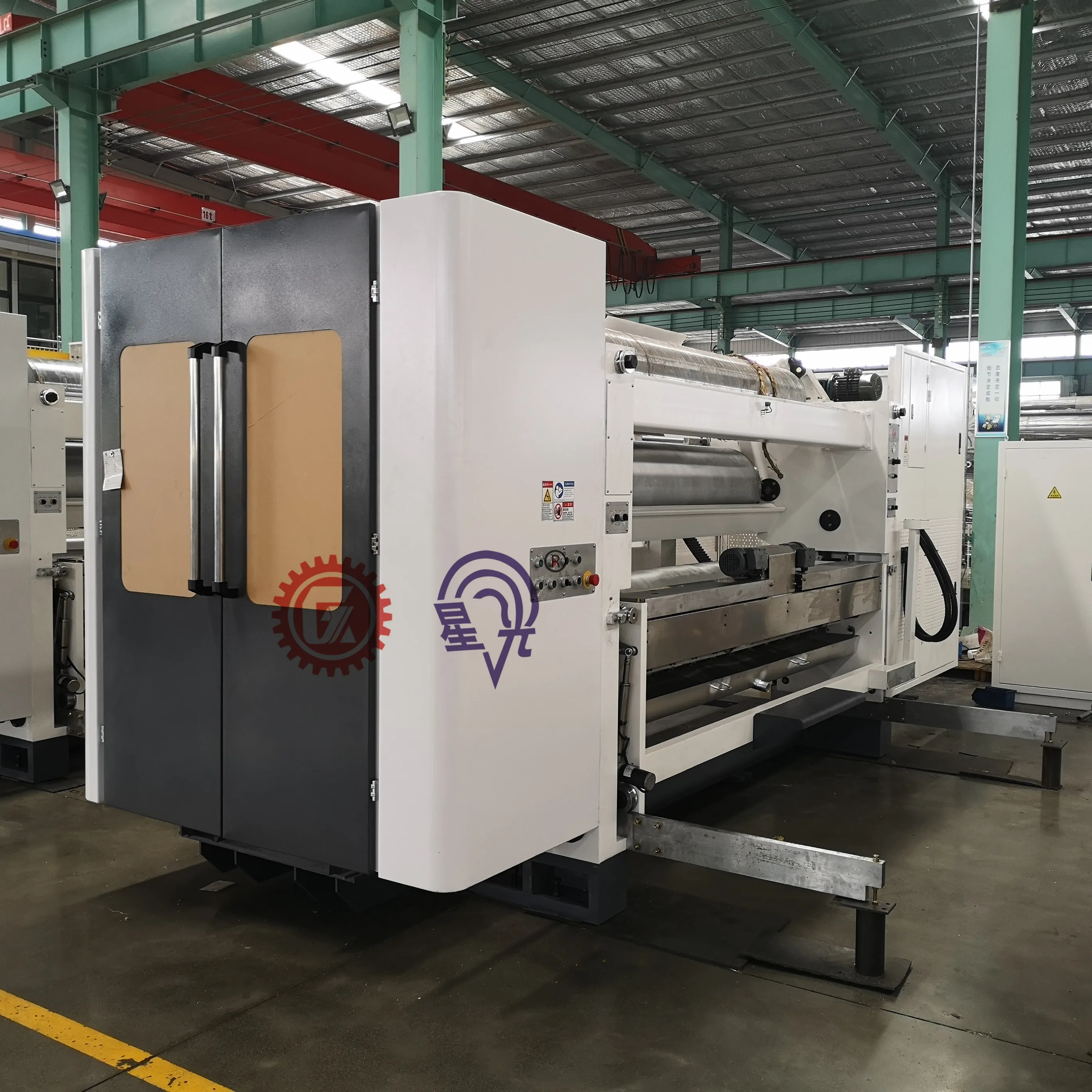 Fully automatic carton manufacturing plant corrugated box machine
