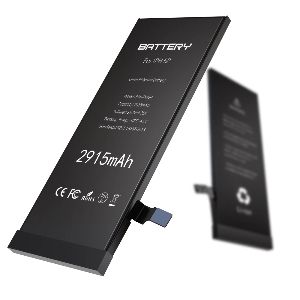 E-faith Phone Battery For 6 Plus 2915mAh High Capacity Replacement Lithium Battery
