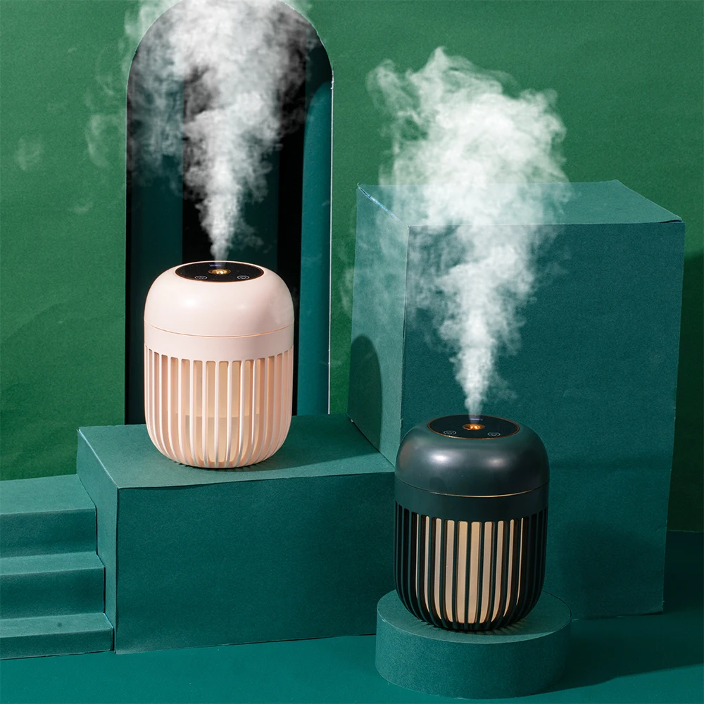 Portable Colorful Night Light Humidifier Battery Operated USB Powered Mini Atomization Humidifier