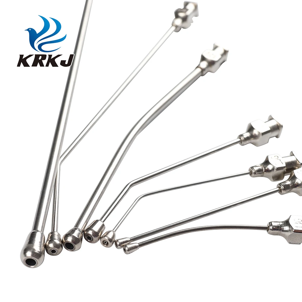 CETTIA KD129 various specs available stainless steel mouse parrot feeding tube drench gun nozzles