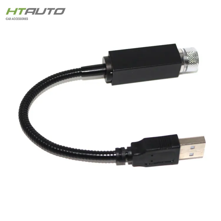HTAUTO 2019 новый лазерный USB интерьер крыши автомобиля окружающий свет питание проектор мини слайд Звездные звезды атмосфера светодиодный