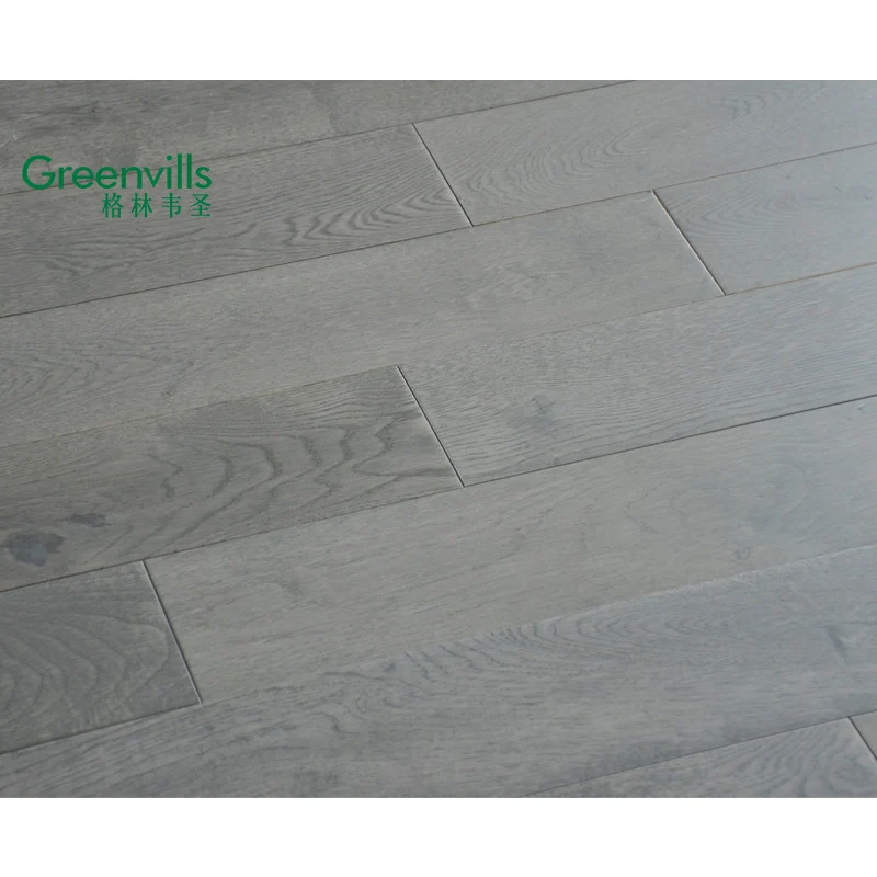 18mm thickness grey oak hardwood floor hot sale in Australia/tongue and groove flooring/smooth European oak solid wood flooring