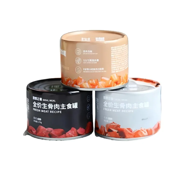 Wholesale Metal TIN Cans Manufacturer Food Grade Empty Tin tuna Cans For Tuna Fish Canned Meat Sardines Wet Pet Food Canning